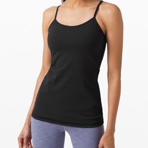 Lululemon Power Y Tank Black Size 6